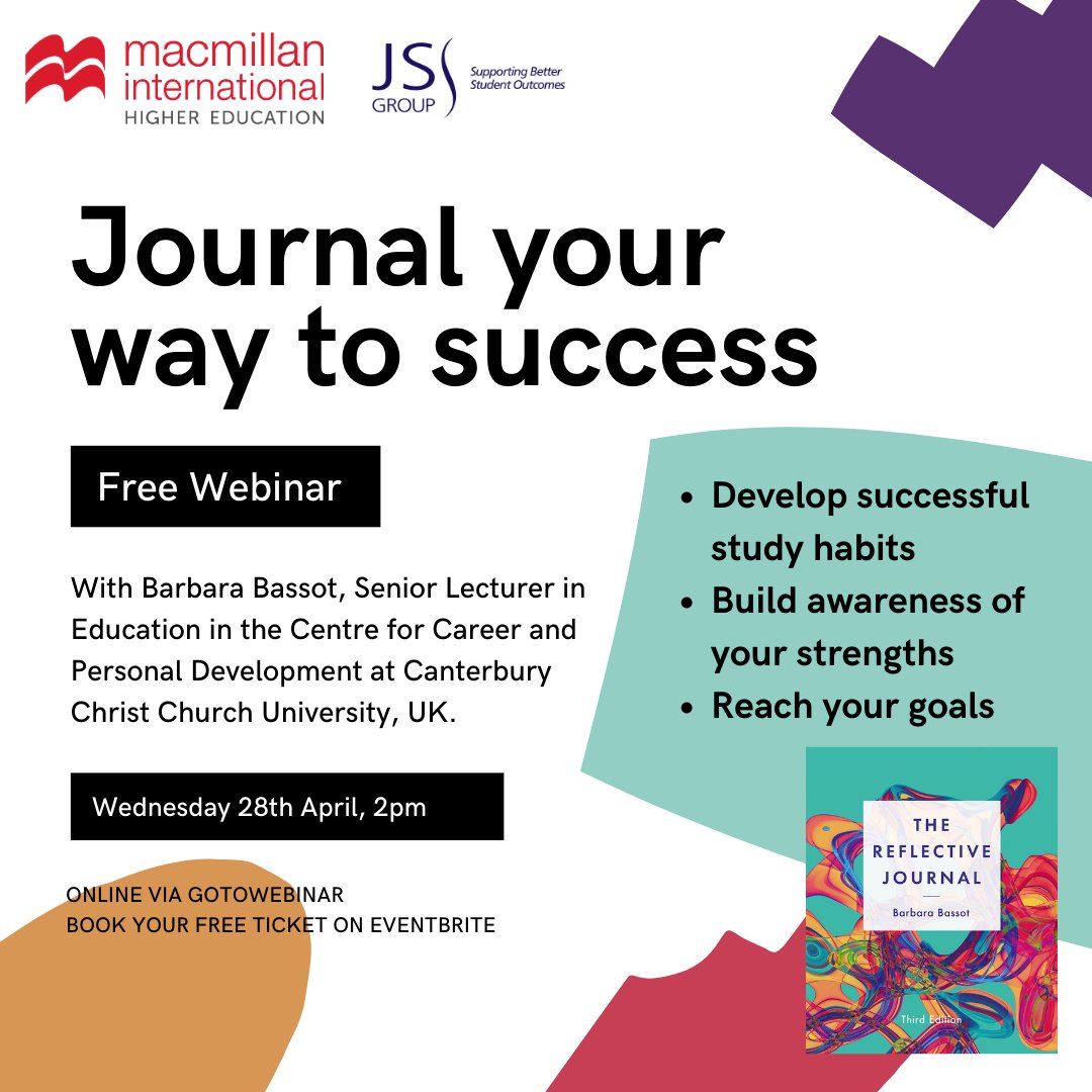 Sign up for today's webinar with <a href="/BarbaraBassot/">Barbara Bassot</a> all about developing successful study habits. @macstudyskills <a href="/JSGroupHE/">JS Group</a> 

Save your free spot here: eventbrite.co.uk/e/barbara-bass…