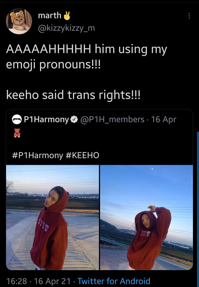 7. so true, all the trans ppl in world love keeho and keeho loves us