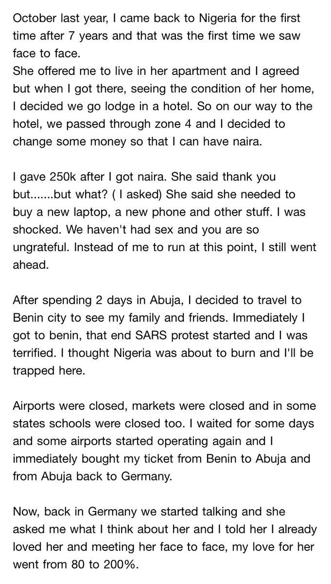 - “I’ve been defrauded and I am considering su*c*de” - Abroad returnee cries out bitterly after giving his Abuja girlfriend 20K Euro in cash plus over 7million naira with numerous gifts.  #Thread