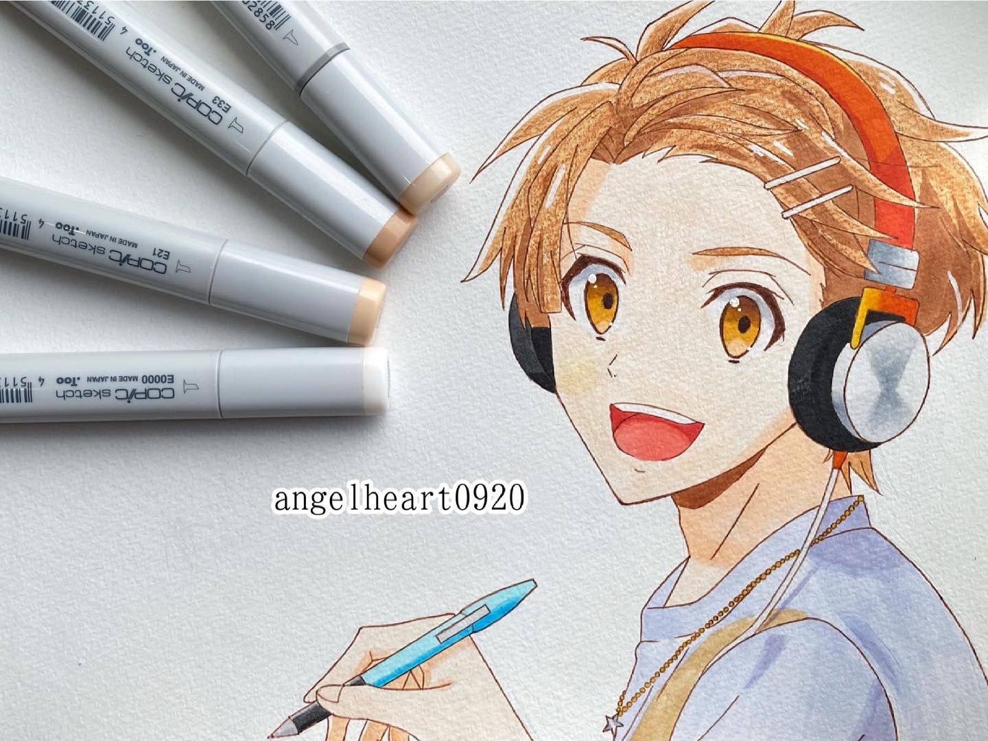 Marina Wonderful Octave 和泉三月 アイドリッシュセブン アイナナ アイナナ好きさんと繋がりたい コピック 絵描きさんと繋がりたい アナログイラスト T Co D0gsnei50t Twitter