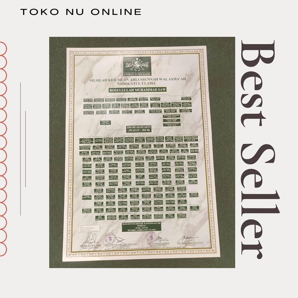 Silakan Pesan
Ready!
Poster Ulama dan Poster Silsilah
Harga Rp 20.000,-
Untuk informasi pemesanan bisa melalui bit.ly/38duiY9
Belanja produk lainnya melalui WhatsApp di 085721899505 atau melalui web kami : toko.nu.or.id
shopee.co.id/tokonuonline