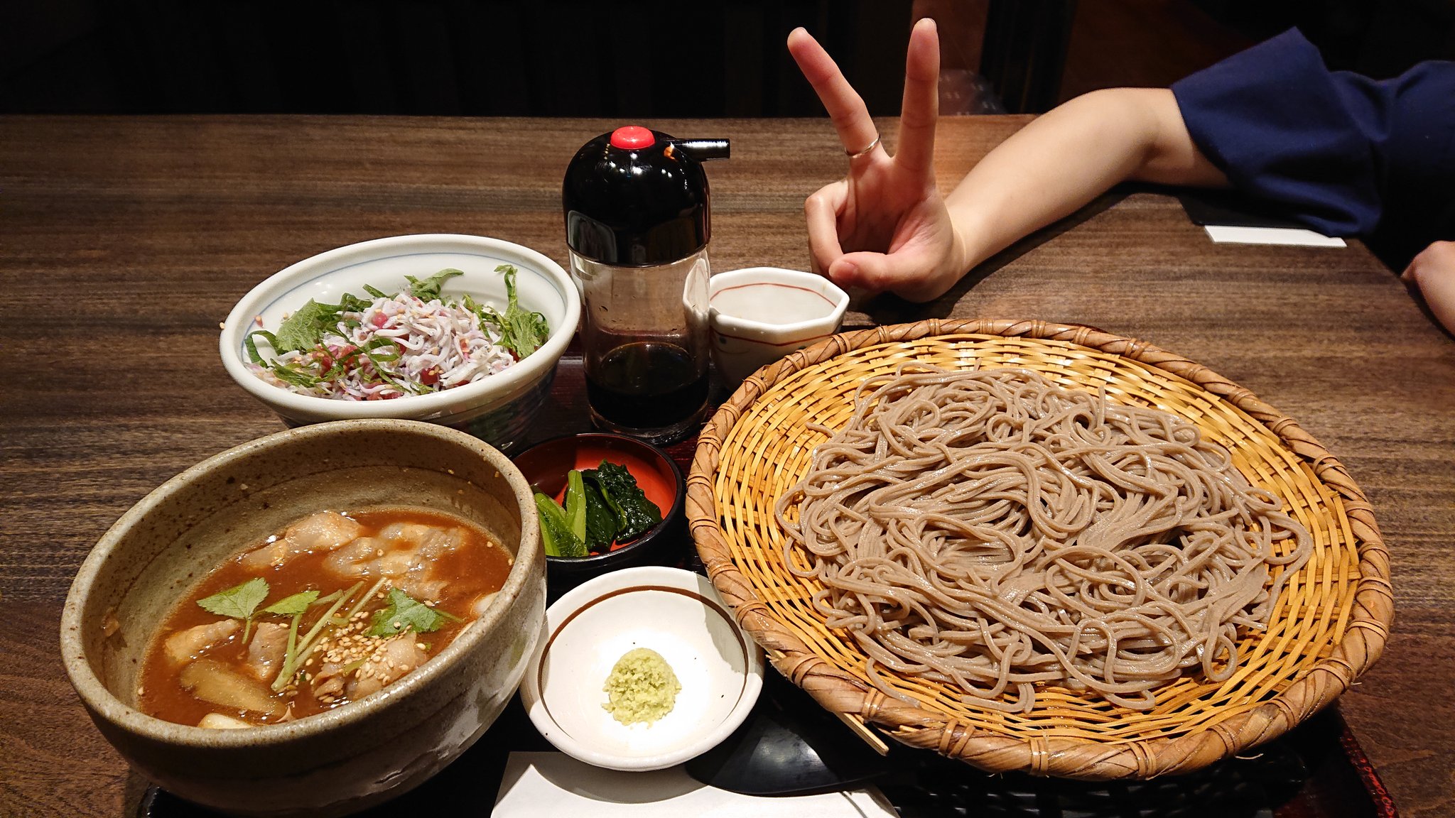 Yu Ya Lgm Saku Nagiter On Twitter 今日も仕事明けにそじ坊へ Gw前と天気悪いのも重なって 忙しい雰囲気でしたが店内は元気な声が飛び交ってました わさび味噌せいろそばと梅しらす丼 他のメニューも美味しいけど やっぱこれかな 次回はgw終わってからかな