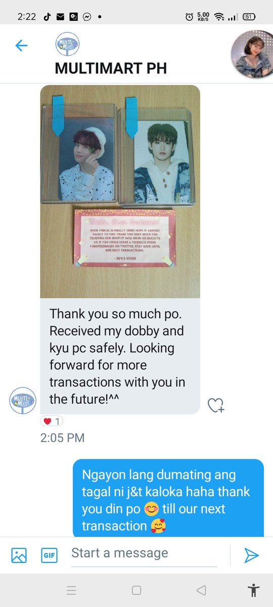 JMKshop_PH's tweet photo. [ #JMsFeedbacks ] 
Thank you 💕 @multimart_ph https://t.co/q8fhJRDXtk