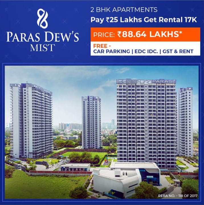 TashaRealty's tweet image. PARAS DEW'S Sector 106 Gurgaon PRESENTING Spacious 2BHK Apartments on Dwarka Expressway.
For More info call @08750547303
#TashaRealty #parasdews #parasdewsgurgaon #Gurgaon #Neardelhi #Nearairport #Dwarkaexpresswaygurgaon #parasdewsprice #2BHK #3BHK #apartment #residential #luxury