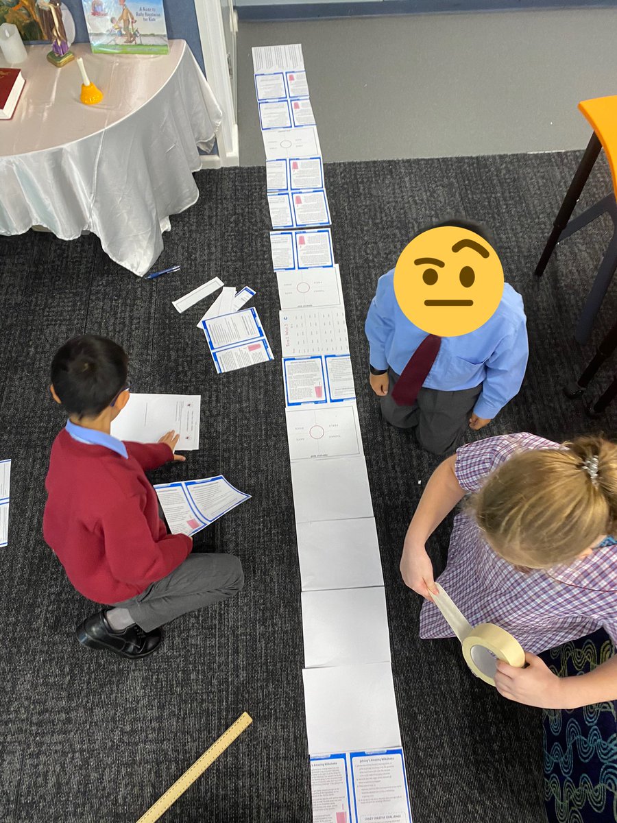 Markian_07's tweet photo. What’s a square metre? Can you make a square metre that does not take the form of a square? Stage 3 had to create square metres today. A challenge for some and great team building skills. #acuedu_p #mathematics #edchat #learning #teaching https://t.co/0dd2waCfUE