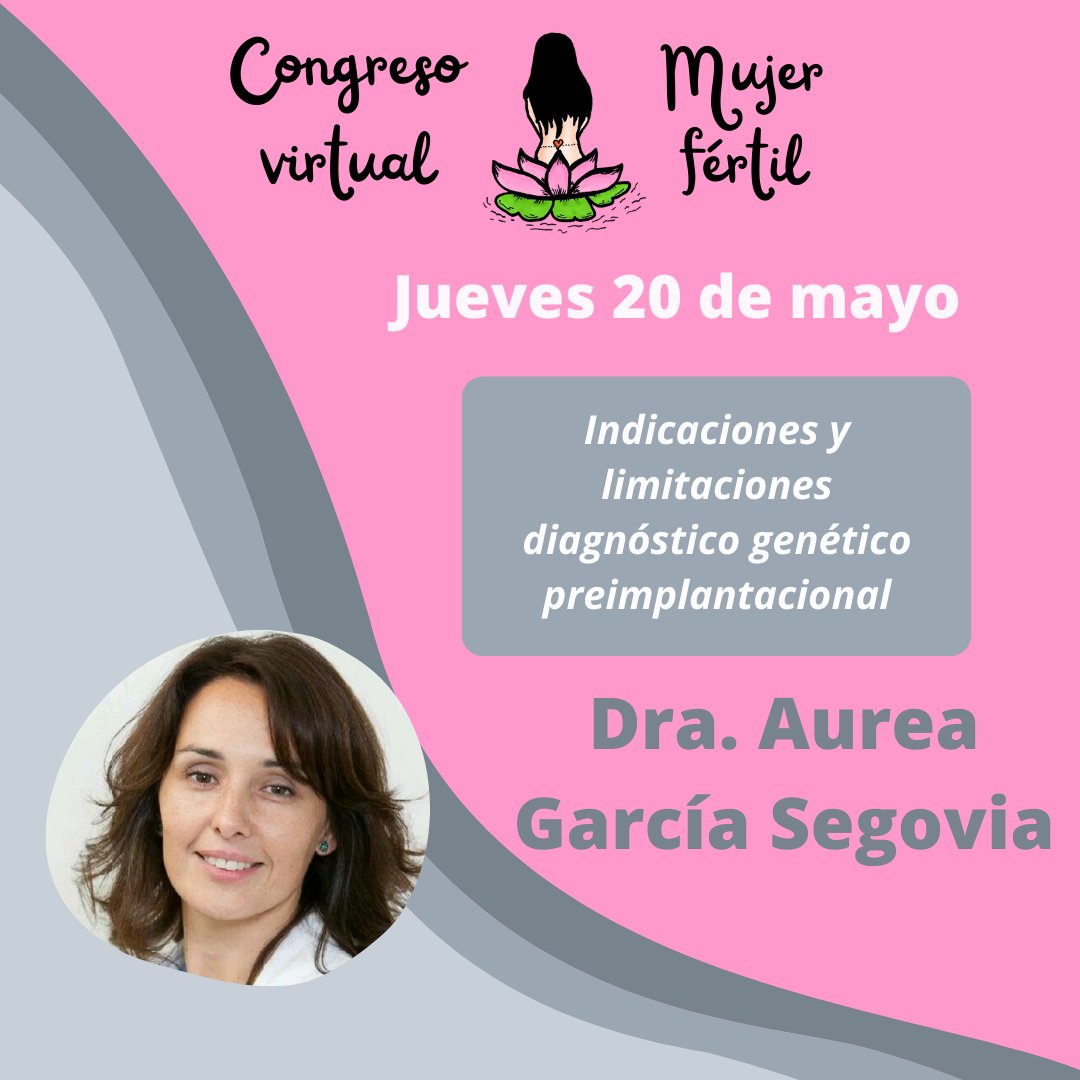 El próximo día 20 podremos compartir unos momentos para hablar del #PGT . Reserva tu entrada gratuita. #infertilpandy