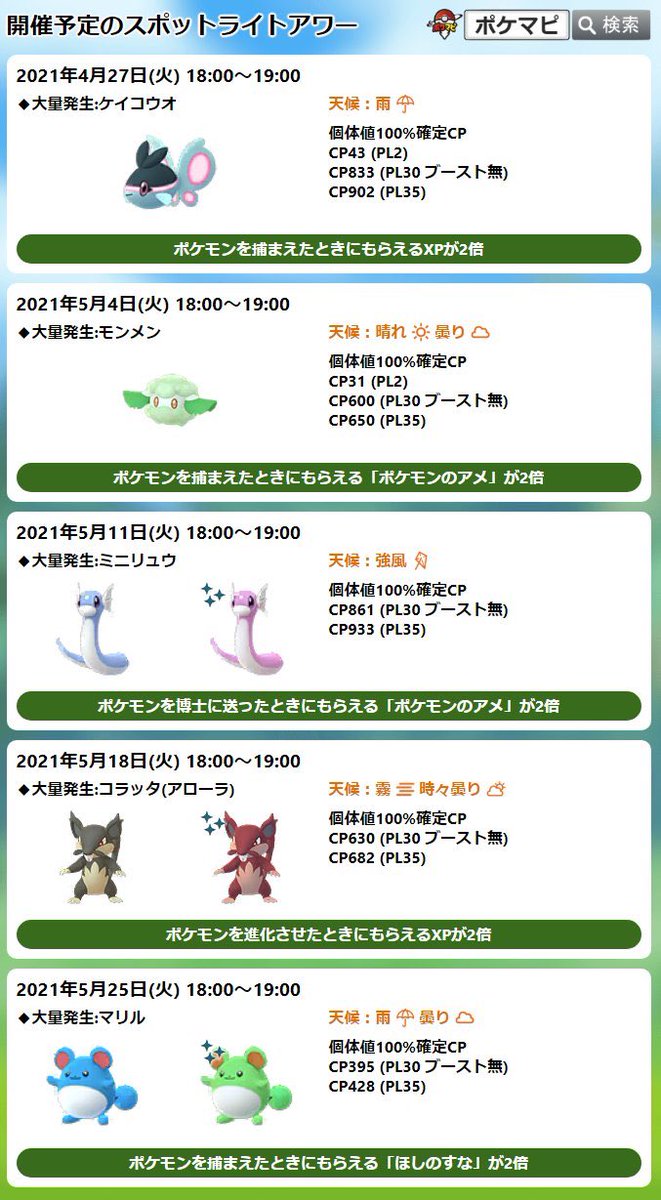 ねごん ポケモンgo まさかスポットライトアワーにミニリュウが大量発生する時がくるとは ドラゴンタイプのメダル をプラチナに進めたいので頑張る ついでにコミュデイ直前に博士送りアメ2倍ボーナスもありがたや 最近連続でこのパターン ねごん ポケモンgo まさかスポットライトアワーにミニリュウが大量発生する時がくるとは ドラゴンタイプのメダル をプラチナに進めたいので頑張る ついでにコミュデイ直前に博士送りアメ2倍ボーナスもありがたや 最近連続でこのパターン