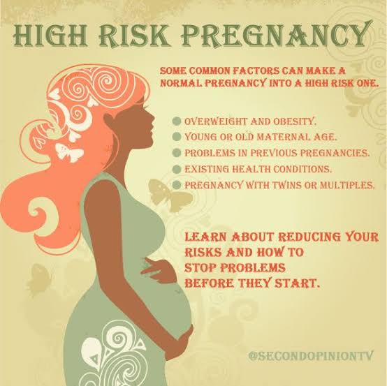 • WHY IS IT "SPECIAL" OR "HIGH RISK"?1. Her Age- The risk of miscarriage is high in pregnant women aged under 17 or 35yrs and above.2. Previous History Of Miscarriage- She had 2 previous miscarriages which made her current pregnancy "High Risk".3. Some Medical Conditions