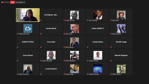 MediaCouncilK's tweet image. The @TIKenya Executive Director @SheiMasinde sharing her opening remarks during the Media Tech Hub Launch by @a4tkenya 
#JournalismAndTech 🥳🥳 

@MzalendoWatch @AMWIK @Twaweza_Ke @africas_voices @hubafrique @iLabAfrica @fojo_int @AKUMediaFutures @iHub @DavidOmwoyo