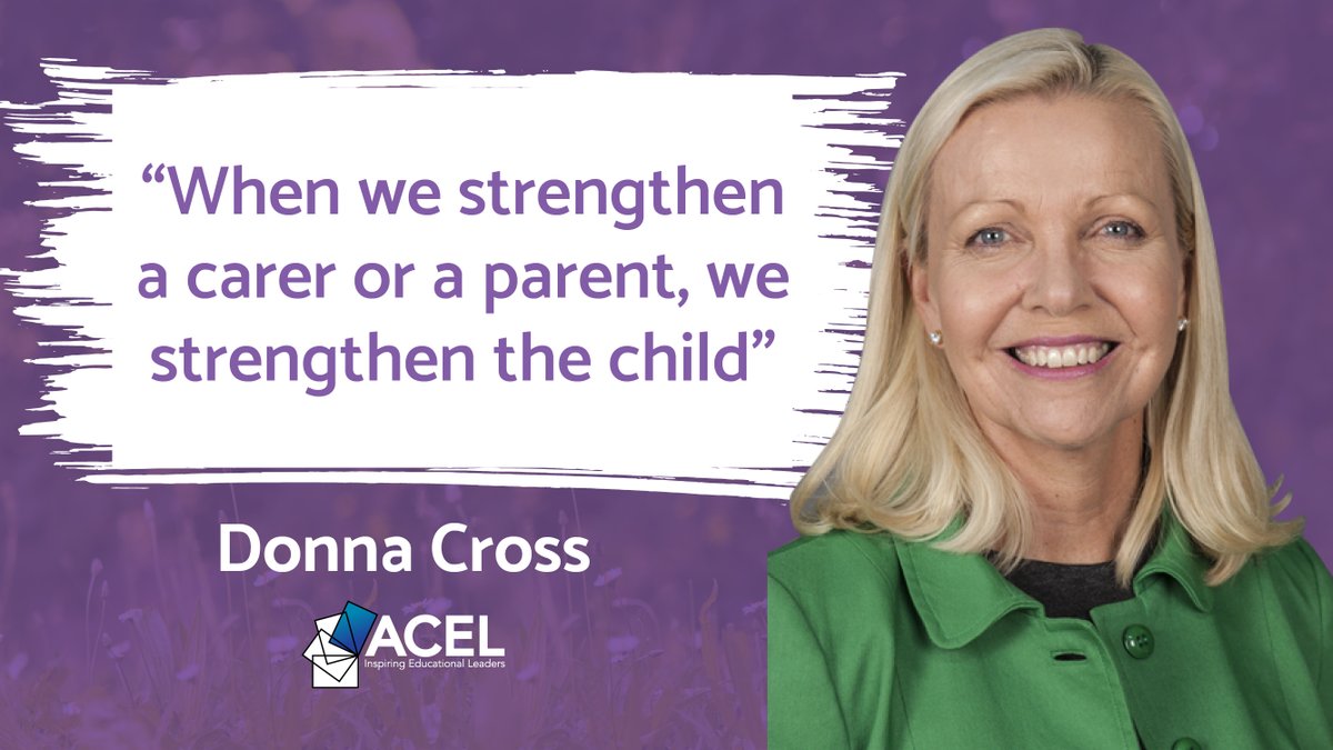 acelaustralia's tweet photo. "When we strengthen a carer or a parent, we strengthen the child." Donna Cross
#ACELECC #ACEL #Earlychildhood #educationalleadership #earlychildhoodeducation #earlychildhood #professionallearning https://t.co/1a3saIKTvG