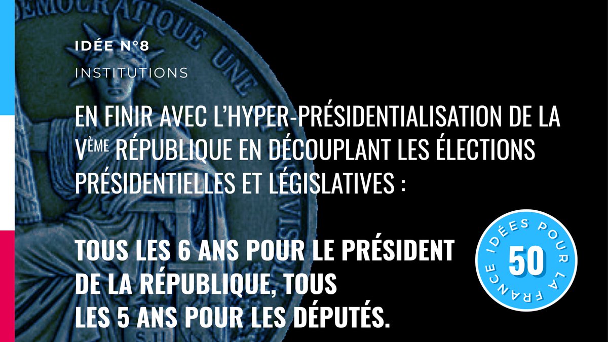 BrunoRetailleau's tweet photo. Il faut reconnaître que le quinquennat a été une erreur. Je propose, pour faire respirer davantage la démocratie, de découpler les présidentielles et les législatives. Ainsi, le Président  serait élu tous les six ans, et les Députés tous les cinq ans. https://t.co/lR6wd0fPD9