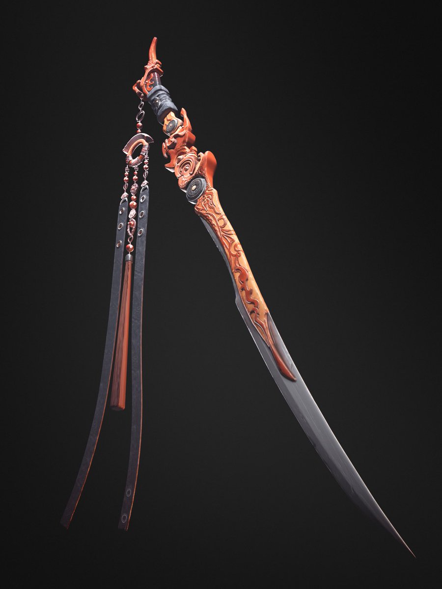 Last artwork done - japanese sacred katana

Personnal project 
Modeling, sculpting, texturing and rendering 

Follow me on ArtStation : artstation.com/etguerin

Follow me on Instagram : instagram.com/ethan_guerincg…

#cg #art #katana #japan