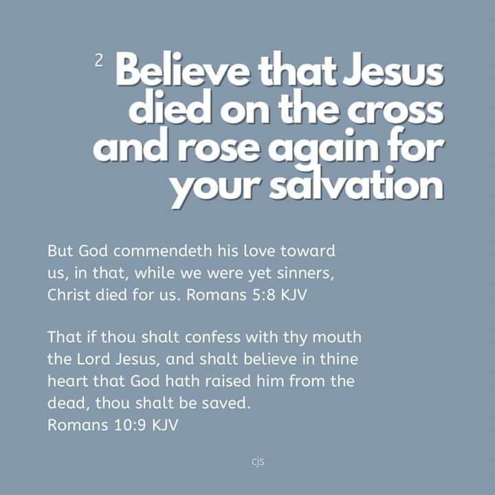 KJVBibleVerses1's tweet photo. The gift of Salvation.
Please take time to read. ๐
#HowToBeSaved #YourSoulMatters https://t.co/QDauEiS0MJ