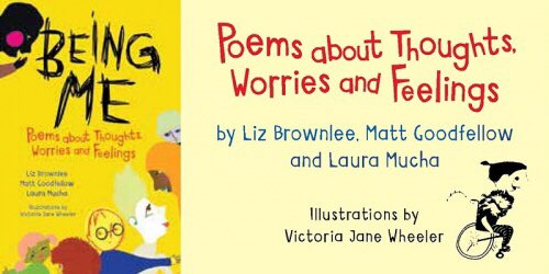 EVENT: Being Me: Poems about Thoughts, Feelings and Worries. Poets Liz Brownlee, Matt Goodfellow, Laura Mucha and illustrator Victoria Wheeler share #poetry and talk to mental health ambassador, presenter and author Katie Thistleton. 5th May, 7pm. FREE! manchesterwritingschool.co.uk/events/being-m…