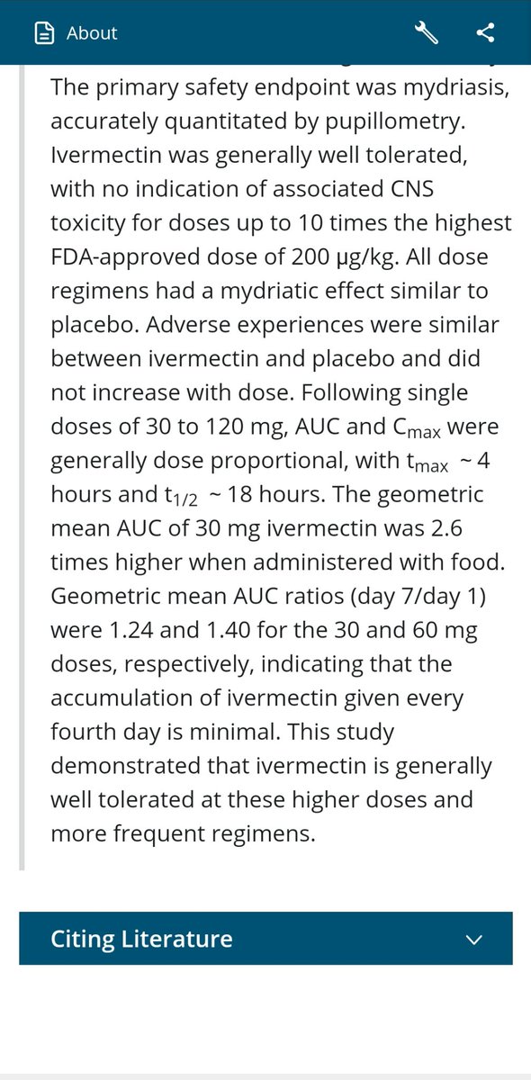 Side effects of high doses of Ivermectin