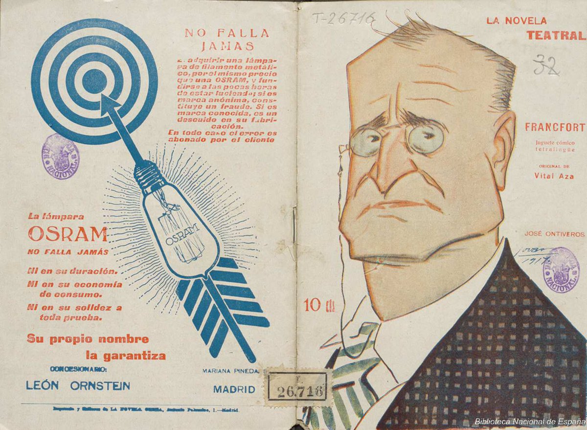 BNE_biblioteca's tweet image. El 28 de abril de 1851 nacía en Pola de Lena el escritor Vital Aza, conocido por sus obras cómicas y asiduo colaborador de la prensa satírica y humorística 

bdh-rd.bne.es/viewer.vm?id=0…