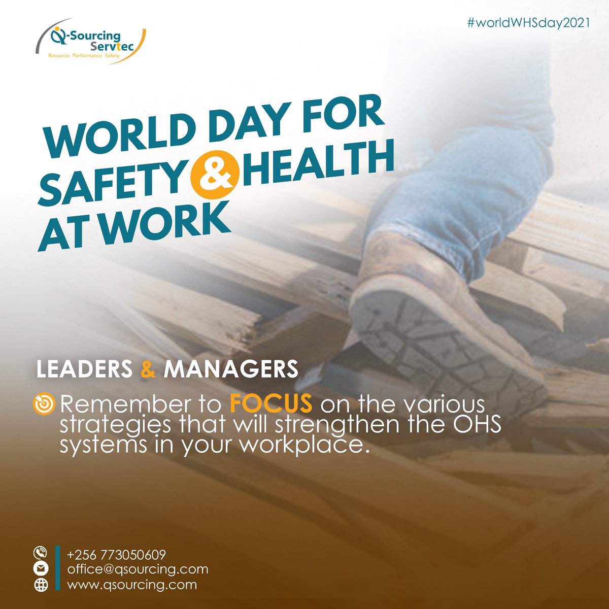 Because your team can only learn best by example!
#worldWHSday2021 #SafeDay2021
