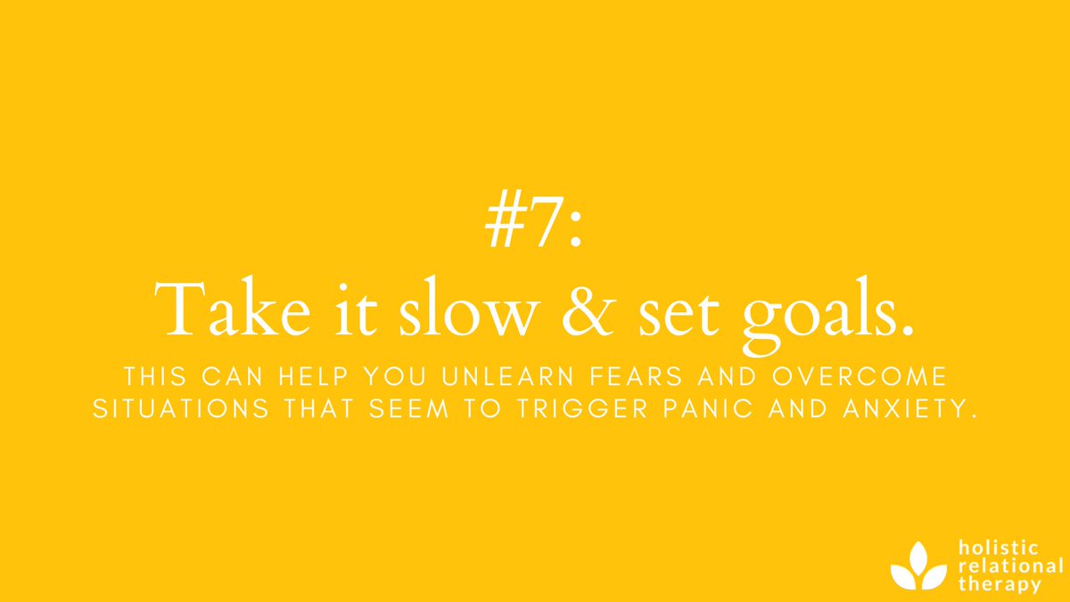 When learning to more confidently deal with your symptoms in public, set a realistic goal for how long you want to be in a public situation. Be sure to limit the time you're out, take it slow, and gradually work up to longer exposures.