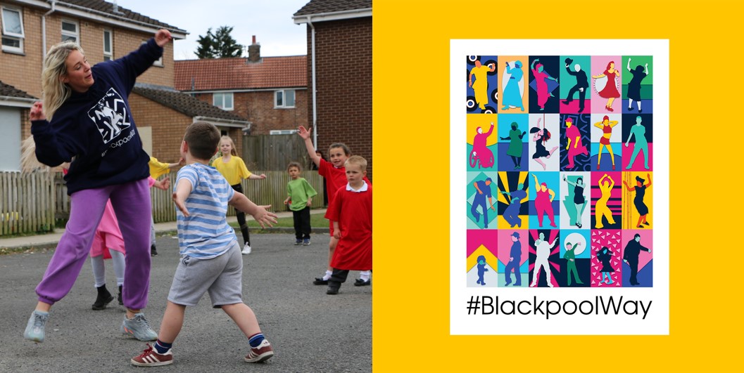 🌟WE HAVE EXCITING NEWS TO SHARE🌟
Yesterday saw the launch of Blackpool’s brand new dance craze – “The Blackpool Way”. 
Blackpool dance company, <a href="/HouseWingz/">House of Wingz</a> performed the dance in the community, giving local residents an opportunity to join in.