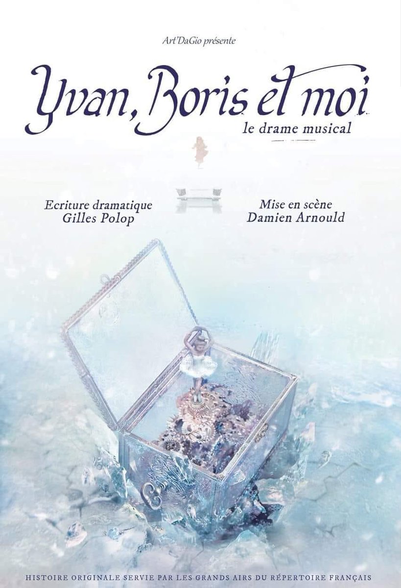 MokaDiffusion's tweet image. @MokaDiffusion vous présente « Yvan, Boris et moi... » un drame musical 100% chansons Françaises 
Contact : mokadiffusion@gmail.com