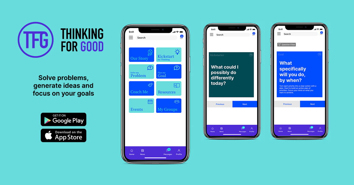 GoMADThinking's tweet photo. Do you need help to kickstart your thinking?
If so, check out our #FREE Thinking For Good app!
It includes resources to help you solve a problem, plan a goal, questions to spark ideas and videos to ensure your thinking is helpful.
https://t.co/l9dPa445Mt
#ThinkingForGood https://t.co/98VgvRW3Ts