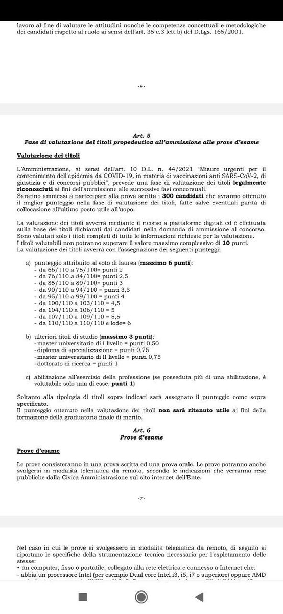 BaZ39893089's tweet photo. con gli ultimi bandi usciti, è palese l'incongruenza fra quanto dichiarato da Brunetta e quanto scritto nell'art. 10 del DL44/21. LA LETTERA C VA ELIMINATA, NO AI CONCORSI PER TITOLI! #ugualiallapartenza @FunzPub @Deputatipd @SenatoStampa @SenatoriPD @pdnetwork @MinLavoro https://t.co/EFhNrWkZsm