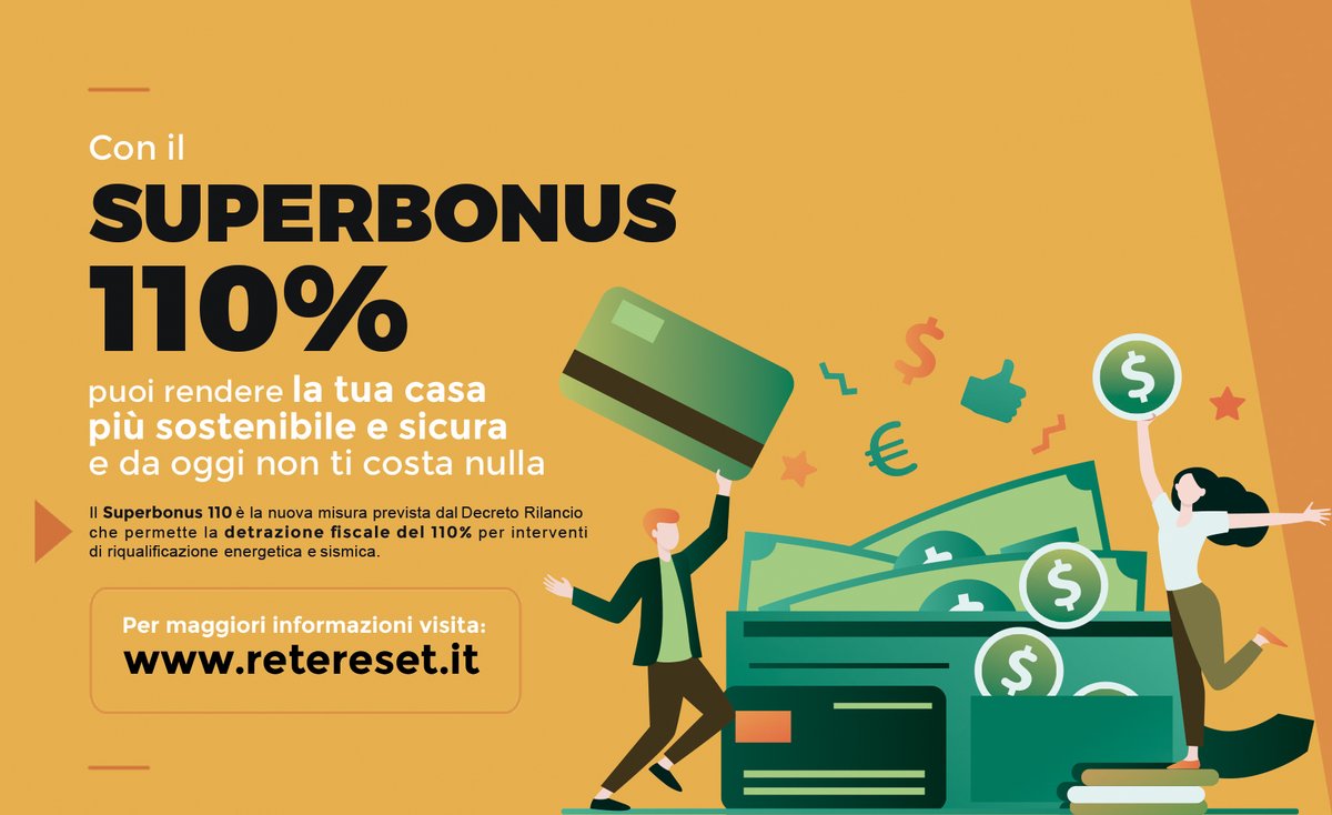 Rete Reset ha scelto TeamSystem Construction SuperBonus 110% Compliance per supportare le attività delle imprese aderenti alla rete. Leggi la case history bit.ly/3dVdr1s
#superbonus #compliance #teamsystemconstruction #superbonus110
