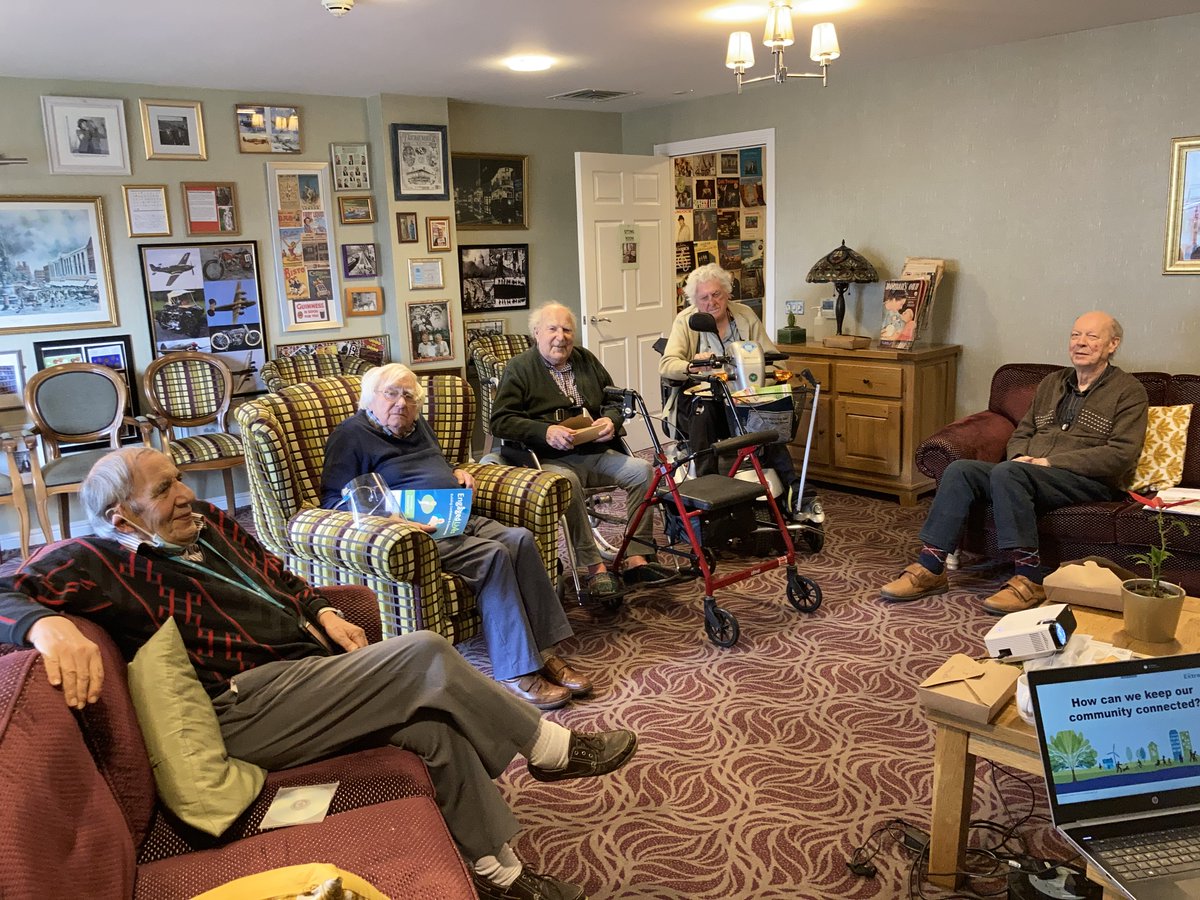 Our "Engaged Lives" Community Group at ExtraCare's Hagley Road Village🙂5 friendly faces. Together, we explored ways to build connections &amp; foster community in the village. Our workshop materials are available in DIY-format in 'Steps to Connection' here extracare.org.uk/engaged-lives/