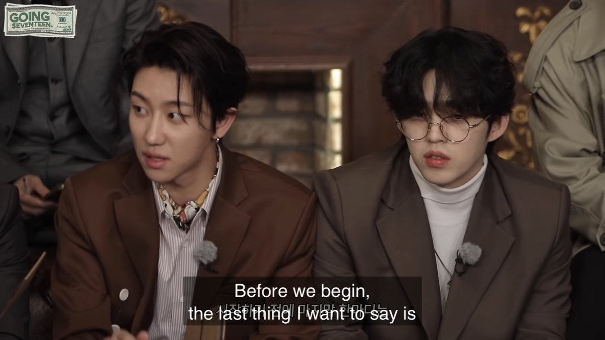vercoupszone's tweet photo. minghao is so serious y’all he even said jeonghan is the symbol of capitalism

#GoSe_NotBadClue
#GOING_SVT #세븐틴 https://t.co/hQLczg6nCu