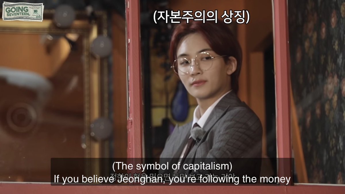 vercoupszone's tweet photo. minghao is so serious y’all he even said jeonghan is the symbol of capitalism

#GoSe_NotBadClue
#GOING_SVT #세븐틴 https://t.co/hQLczg6nCu