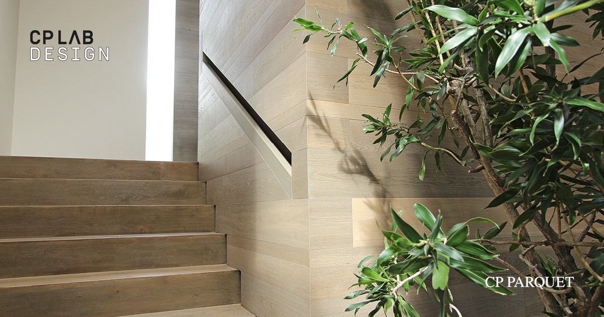 CPparquet's tweet photo. Everything becomes possible if you don't put limits on creativity. Through the CP LAB #design, the parquet transforms to give life to new #projects: boiseries, stairs, #furnishings, all possible with the same 5 mm of noble #woody essence used to make our #floors. https://t.co/7Hyq6O5xB2