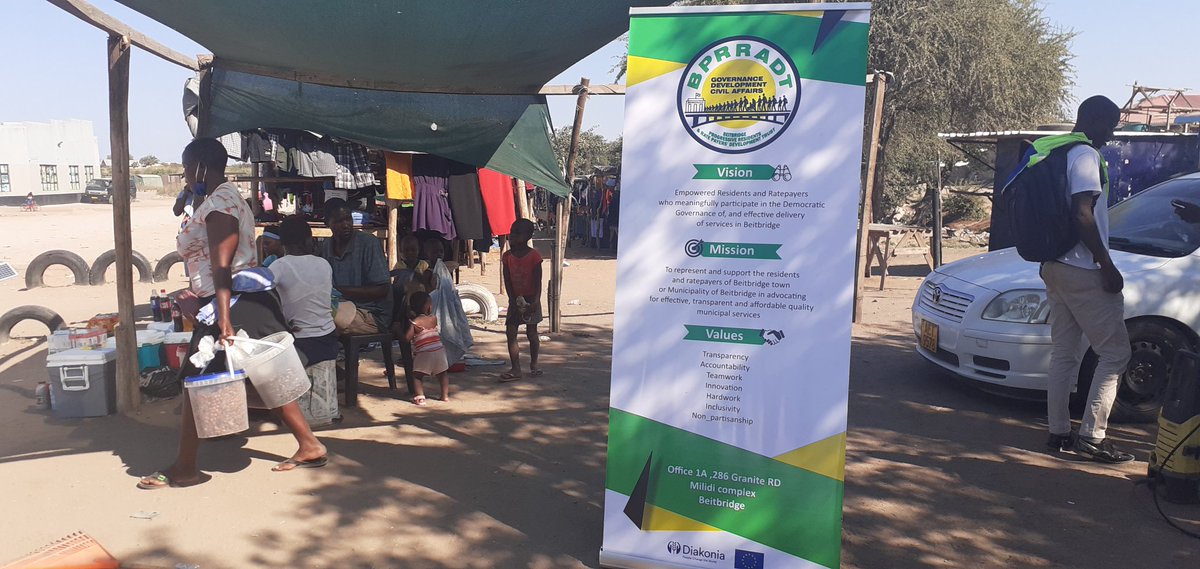 BPRRADT at Ward 6 , Mbedzi Flea Market engaging on matters of Service delivery