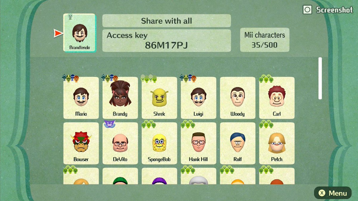 Supertanookitails Btw If You All Wanna Download Some Of My Miis In Miitopia My Access Key Is 86m17pj T Co 7uc1g1simv Twitter