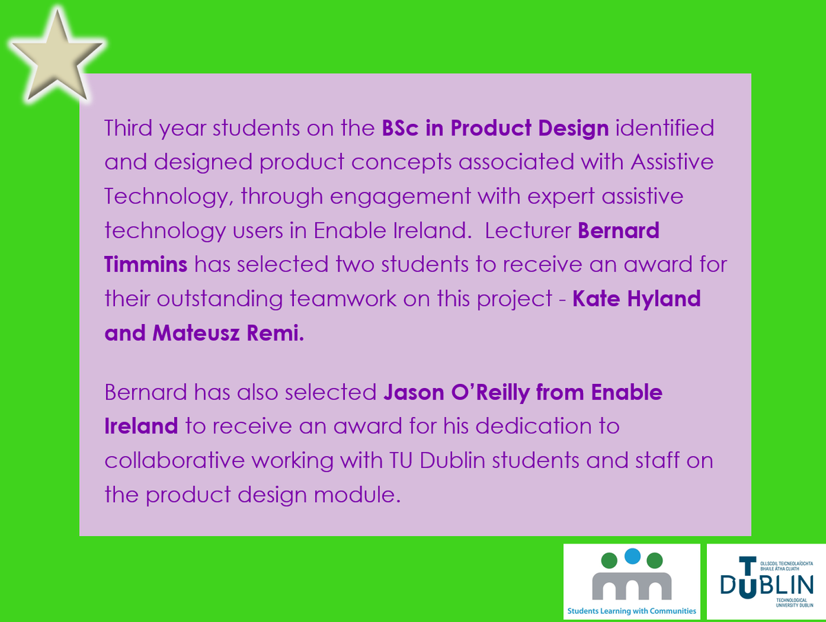 Students Learning with Communities, TU Dublin (@slwctudublin) on Twitter photo 