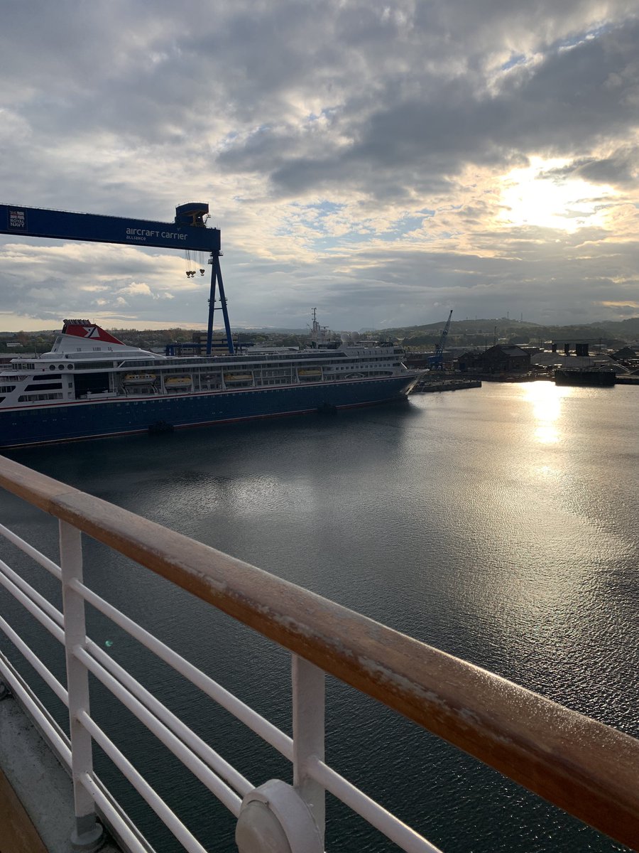🛳🏴󠁧󠁢󠁳󠁣󠁴󠁿 Lovely morning in Rosyth - cruise industry, like many others, has had a tough time in the pandemic. But it’s an industry getting ready to sail again... Demand high for UK trips as cruises gear up for a restart bbc.co.uk/news/business-…