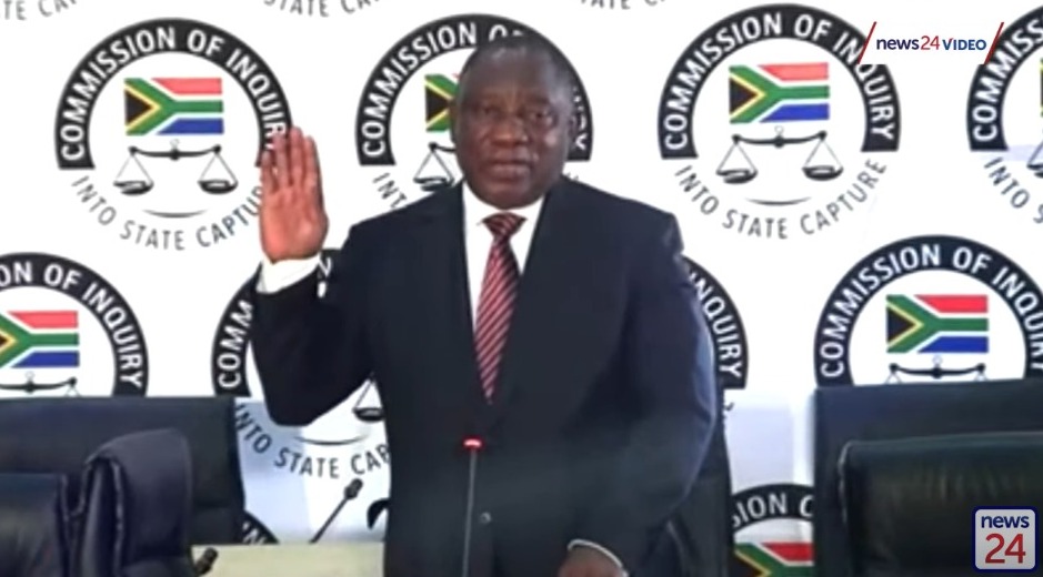 LIVE | President Ramaphosa has taken the oath #StateCaptureInquiry

ow.ly/E7mH50EzvRz
