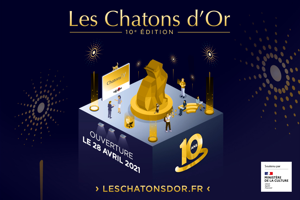 Chatonsdor's tweet photo. Le Festival des Chatons d'Or, c'est maintenant !
Découvrez notre plateforme virtuelle en 3D et participez à cette édition exceptionnelle "Puissance 10" !
https://t.co/MvuOMiZBkB
#ChatonsdOr #Chatons10 #festival https://t.co/jR43vNwi2T