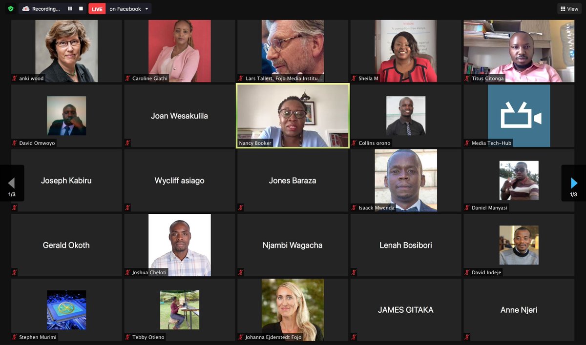 TIKenya's tweet image. “Technology is an enabler for the tenets of good journalism. We hope that innovative ideas such as #MediaTechHub will enhance journalist skills.” Dr. Nancy Booker #JournalismAndTech