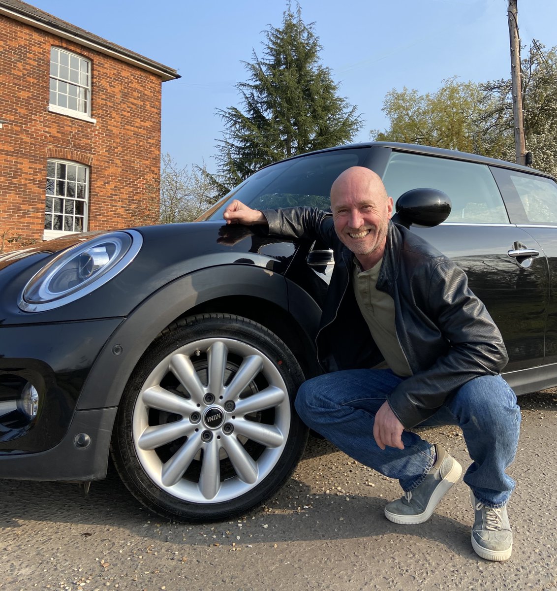 From the racetrack to the street… and my driveway! Thanks to my friends at Giti for my GitiControl 288 tyres  #enjoydriving #newtyres #gititire #perrymccarthy #originalstig #endorsement #protyre