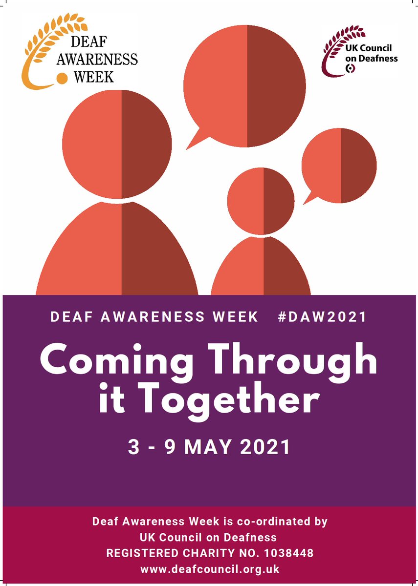 CLYork4's tweet photo. May 3-9 is #DeafAwareness week! Support your local Deaf community  #DAW2021 
@jorvikdeafconn @lollipopyork and York Deaf Social Club https://t.co/m2mweqU9jM