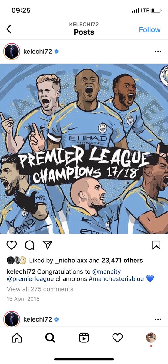 I’m saying this now cos we all wondered where the genius wonder kid we all saw at the U-17 World Cup. We all wondered where he went to. I remember when Kelechi initially joined Leicester, man was still posting pictures of his time at City on his IG.Says it all.