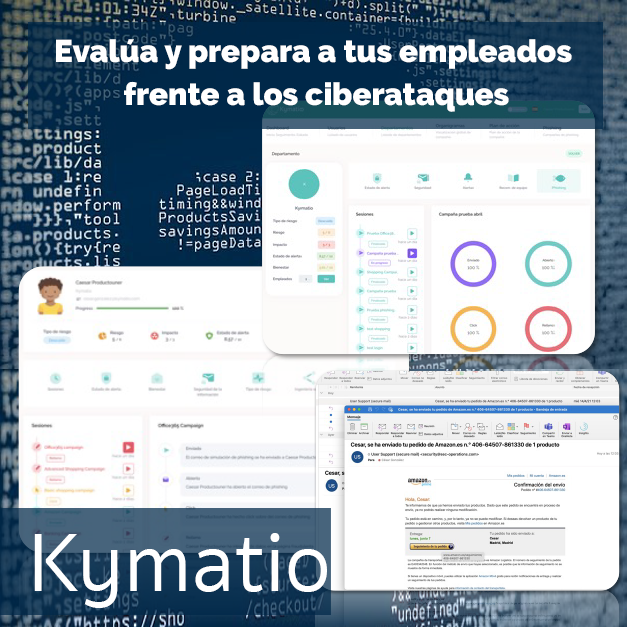 Kymatioglobal's tweet photo. ¡Anunciamos el lanzamiento del módulo de Generación de Campañas de Simulación de #Phishing más ágil del mercado!
https://t.co/NMPIrw5FSm
#phishing #ciberseguridad #factorhumano #firewallhumano https://t.co/LDDHfVLhSu