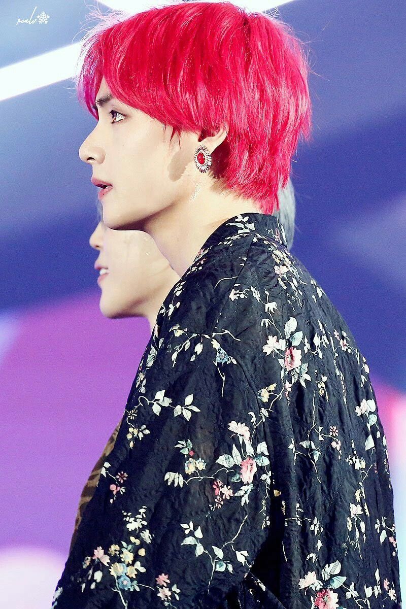 Kim Taehyungs side profile: that’s it.