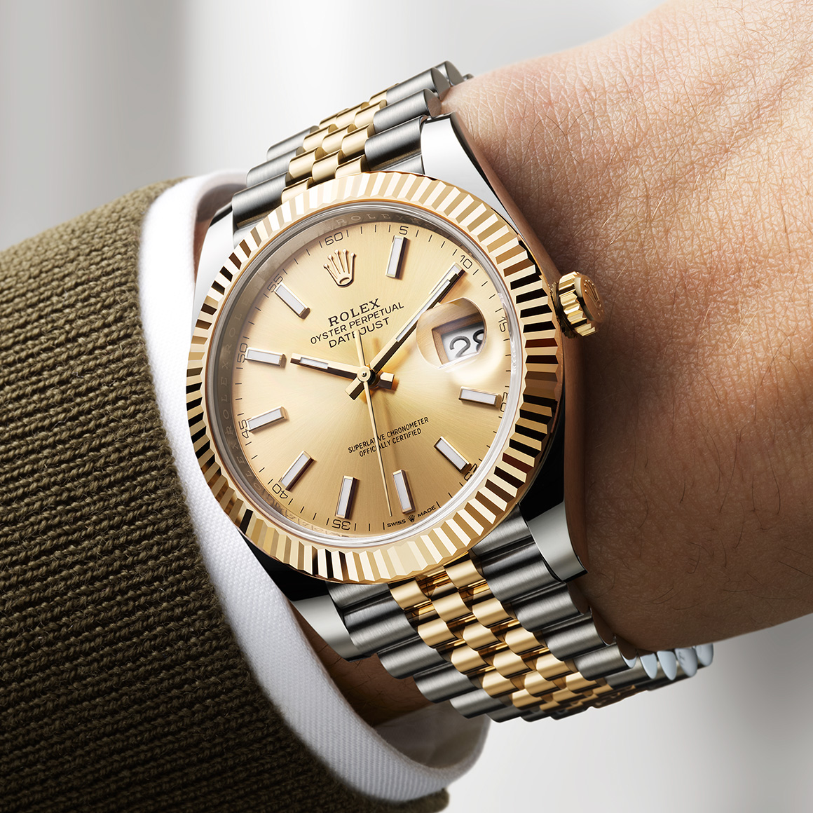 datejust 41 champagne