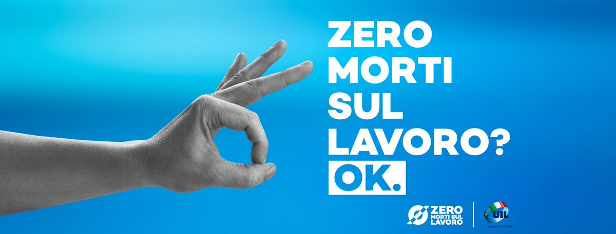 Il nostro obiettivo è #ZeroMortiSulLavoro. 
Per la UIL questa è la lotta della vita, è la battaglia per la civiltà del lavoro.
Dobbiamo farla per tutte le lavoratrici e tutti i lavoratori, quelli di oggi e quelli che verranno.
zeromortisullavoro.it