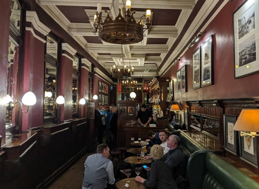 10 / Crown Posada, Newcastle-upon-Tyne. Central old time saloon bar that gathers in an eclectic mix of people all committed to letting the good times roll together.