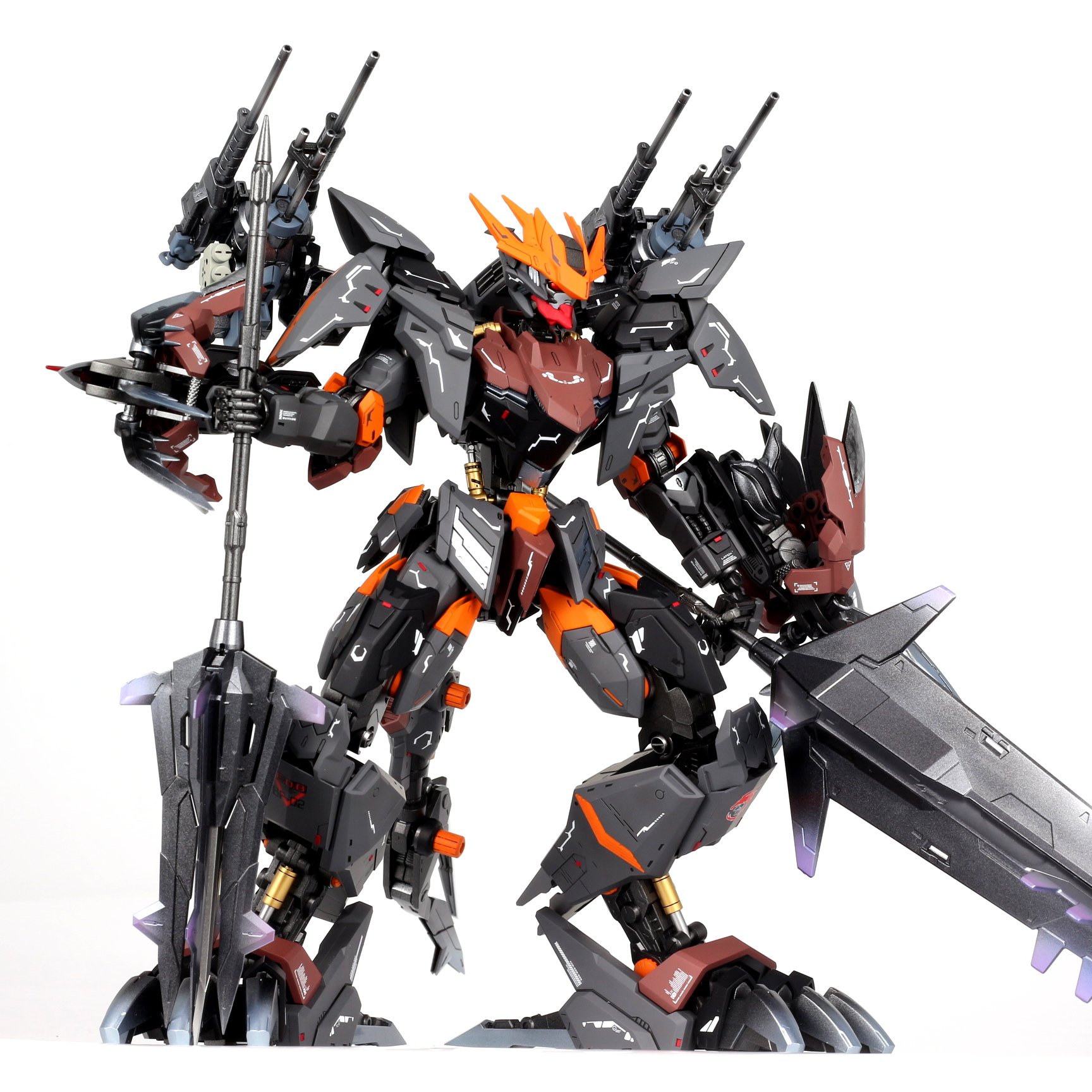 砂やなぎ Sunayanagi Mgガンダムバルバトス Type L Lone Wolf 完成しました レクスを目指さなかったバルバトスのもう1つの姿 的な何か ﾟwﾟ 全体の40 程がhmmゾイドで構成されています 続きます ガンプラはどんな自由な発想で作ってもいいんだ