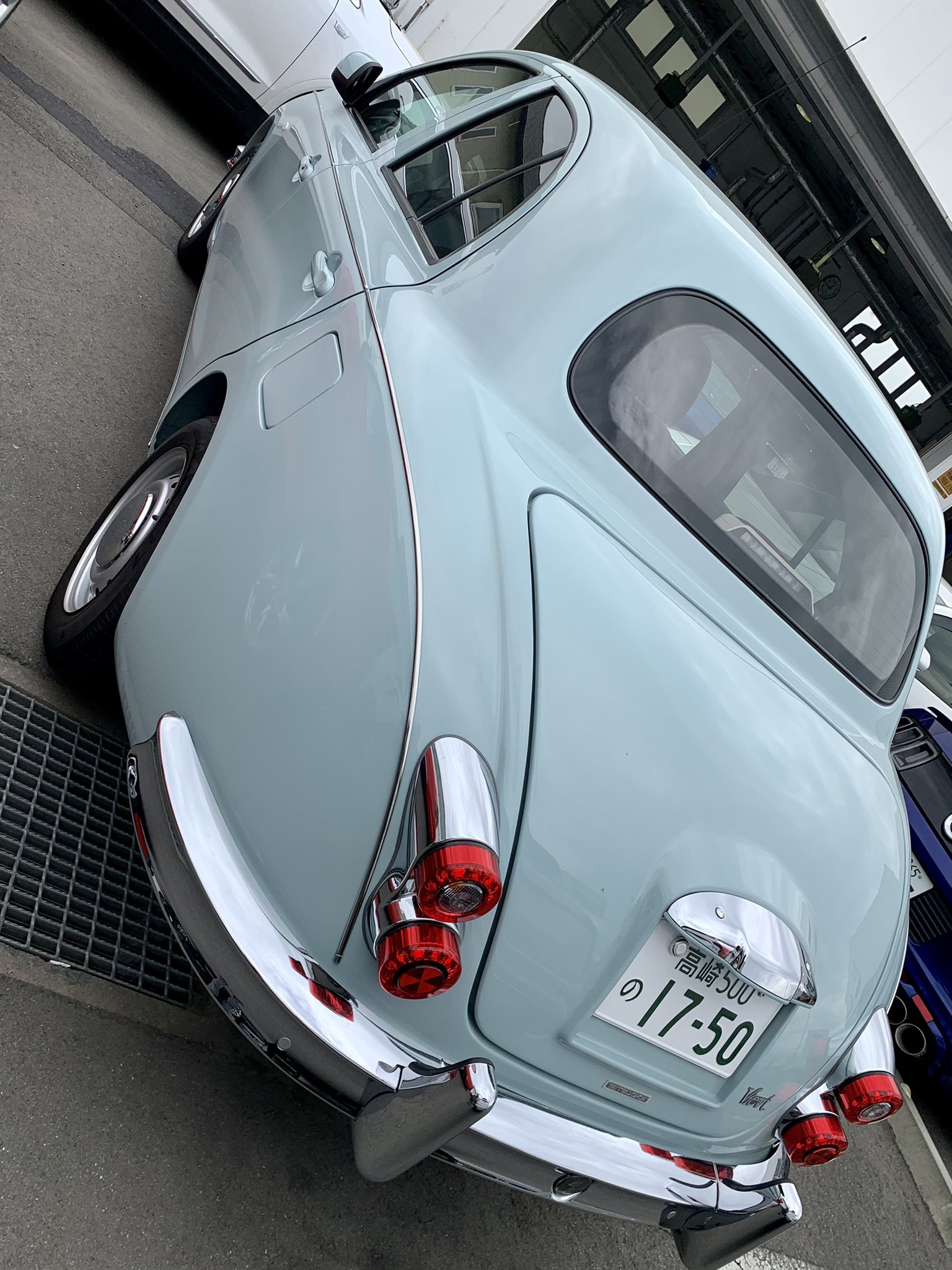 Mitsuoka宇都宮ショールーム ペールブルーのビュートさんと念願のご対面 ﾄﾞｷﾄﾞｷ なにっ このこ 可愛いすぎる Mitsuoka Ut 光岡自動車 ビュート かわいい T Co V7sjyvow8g Twitter