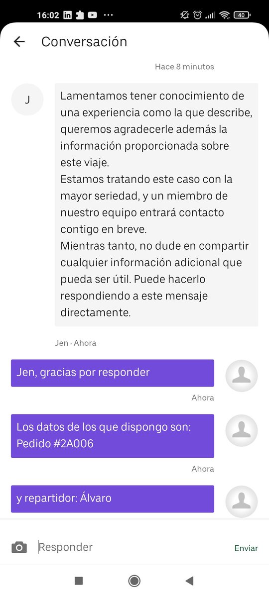 DDavid1339's tweet photo. @UberEats ni la O con un canuto... Una y no más. Cómo tengáis un problema con esta 💩 empresa ahí os quedáis... https://t.co/aMDGR4J9D6