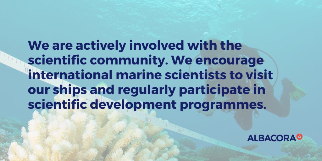 albacora_'s tweet image. 🔬#Science must always be the determining factor: that is why we are actively involved with the scientific community. We encourage international #marinescientists 🐟to visit our ships and regularly participate in #scientificdevelopment programmes🧪.